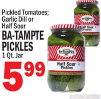 C Town Ba-tampte pickles offer