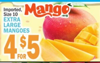 C Town Extra large mangoes offer