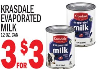 C Town Krasdale evaporated milk offer
