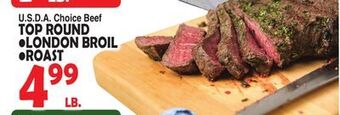 Bravo Supermarkets Top round, london broil, roast offer