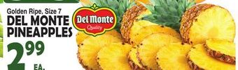 Bravo Supermarkets Del monte pineapples offer