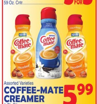 Bravo Supermarkets Coffee-mate creamer offer