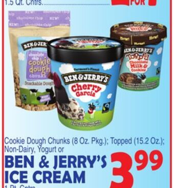 Bravo Supermarkets Ben & jerry's ice cream offer