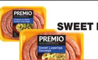 Bravo Supermarkets Premio sweet luganiga sausage offer