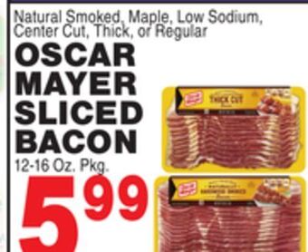 Bravo Supermarkets Oscar mayer sliced bacon offer