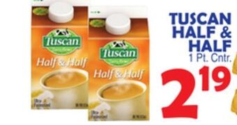 Bravo Supermarkets Tuscan half & half offer