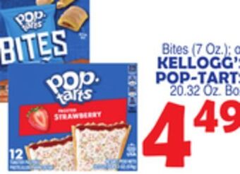 Bravo Supermarkets Kellogg's pop-tarts 20.32 oz. box offer