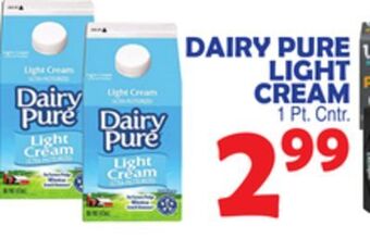 Bravo Supermarkets Dairy pure light cream offer