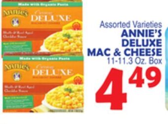 Bravo Supermarkets Annie's deluxe mac & cheese offer