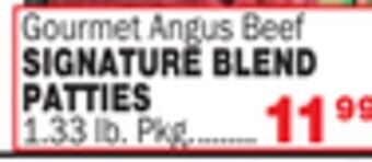 Bravo Supermarkets Signature blend patties offer