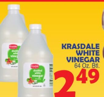 Bravo Supermarkets Krasdale white vinegar offer