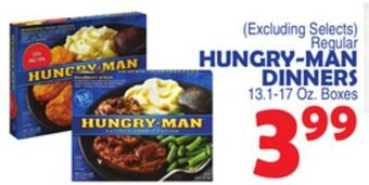 Bravo Supermarkets Hungry-man dinners offer