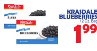 Bravo Supermarkets Krasdale blueberries offer