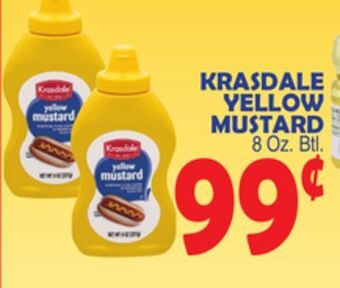 Bravo Supermarkets Krasdale yellow mustard offer