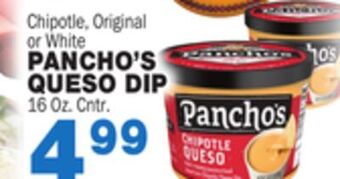 Bravo Supermarkets Pancho's queso dip offer