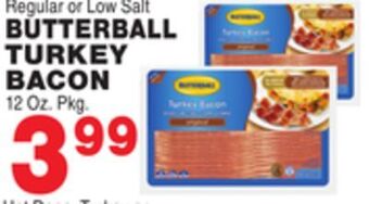Bravo Supermarkets Butterball turkey bacon offer