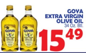Bravo Supermarkets Goya extra virgin olive oil offer