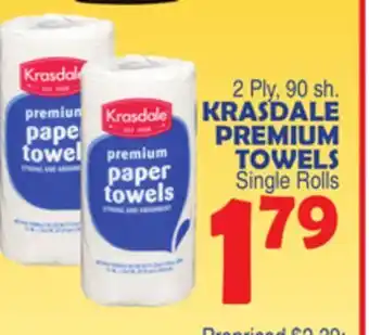 Bravo Supermarkets Krasdale premium towels offer