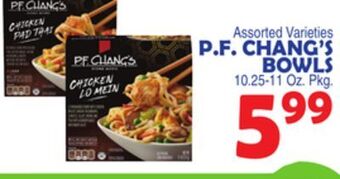 Bravo Supermarkets P.f. chang's bowls offer