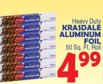 Bravo Supermarkets Krasdale aluminum foil offer
