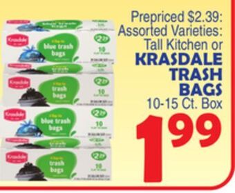 Bravo Supermarkets Krasdale trash bags offer