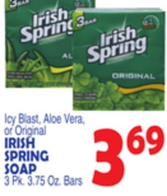 Bravo Supermarkets Irish spring soap offer