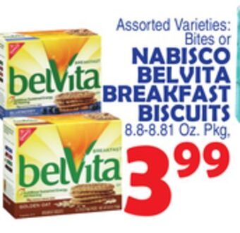 Bravo Supermarkets Nabisco belvita breakfast biscuits offer