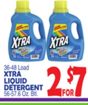 Bravo Supermarkets Xtra liquid detergent offer