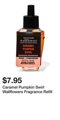 Bath & Body Works Caramel pumpkin swirl wallflowers fragrance refill offer