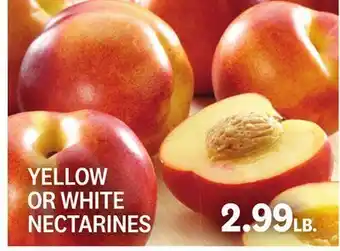 Kings Food Markets Yellow or white nectarines offer