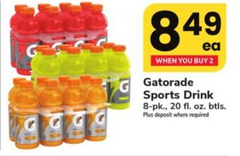 ACME Gatorade sports drink offer