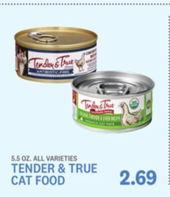 Kings Food Markets Tender & true cat food offer