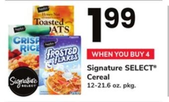 ACME Signature select® cereal offer