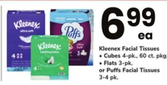 ACME Kleenex facial tissues offer