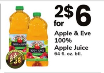 ACME Apple & eve 100% apple juice offer