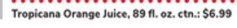 ACME Tropicana orange juice offer