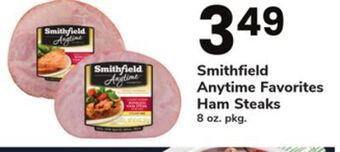 ACME Smithfield anytime favorites ham steaks offer