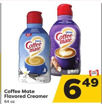 Weis Markets Nestle coffee mate flavored creamer offer