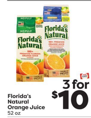 Weis Markets Florida's natural orange juice offer