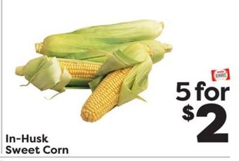 Weis Markets In-husk sweet corn offer