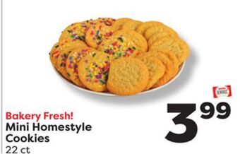 Weis Markets Mini homestyle cookies offer