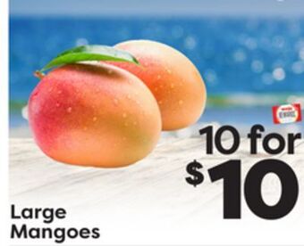 Weis Markets Large mangoes offer