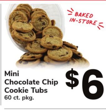ACME Mini chocolate chip cookie tubs offer