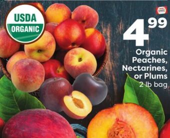 Weis Markets Organic peaches, nectarines, or plums offer