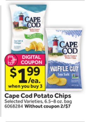 Stop&Shop Cape cod potato chips offer
