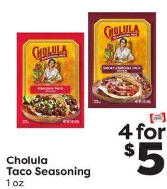 Weis Markets Cholula taco seasoning offer