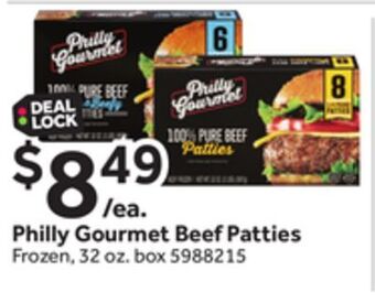 Stop&Shop Philly gourmet beef patties offer