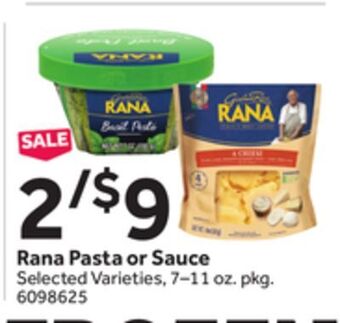 Stop&Shop Rana pasta or sauce offer