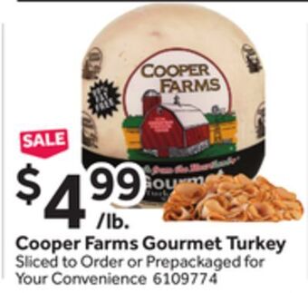 Stop&Shop Cooper farms gourmet turkey offer