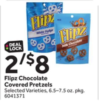 Stop&Shop Flipz chocolate covered pretzels offer